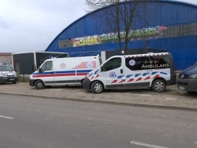 Ambulanse wyruszyły na Ukrainę